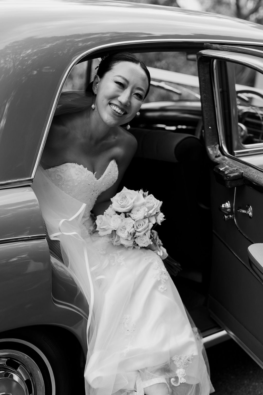 Photo Gillian Keough - Little Manly Wedding Car 2
