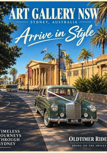 Sydney Art Gallery wedding car