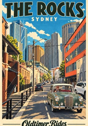 The Rocks Sydney Wedding Car