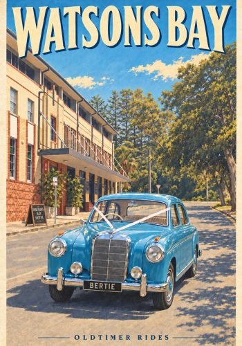 Watsons Bay wedding car