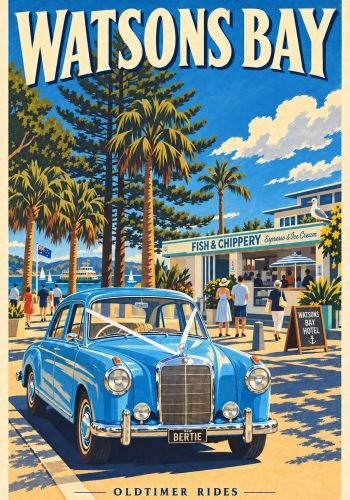 Watsons Bay wedding car